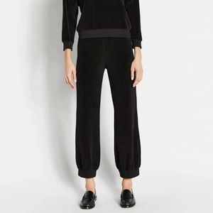 Suzie Kondi Harem Sweatpants Velours Black